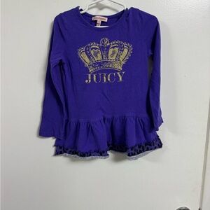 Juicy Couture Royal Purple Long Sleeve Tee